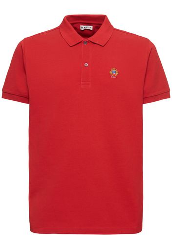 Polo In Cotone Organico Con Logo