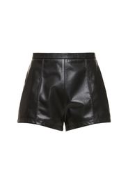 Leather Mini Shorts