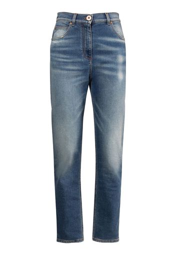 Jeans Skinny Vita Alta In Denim