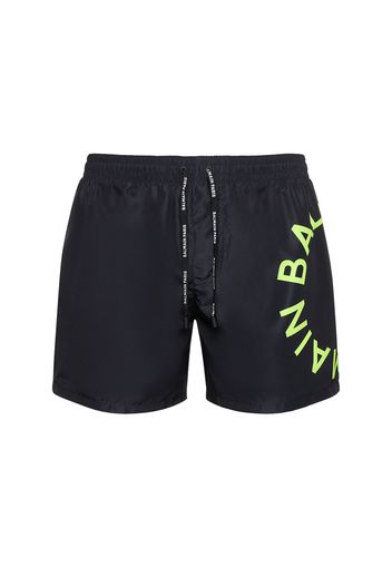 Shorts Mare In Techno Con Logo