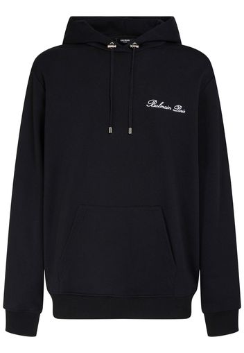 Felpa Balmain Con Cappuccio E Logo