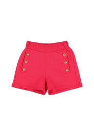 Shorts In Felpa Di Cotone Organico