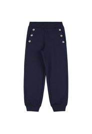 Pantaloni In Felpa Di Cotone Con Bottoni