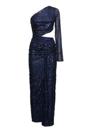 Midnights Sequined One Sleeve Maxi Dress