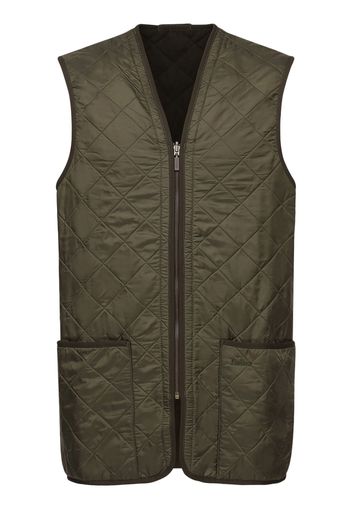 Gilet Trapuntato Con Zip