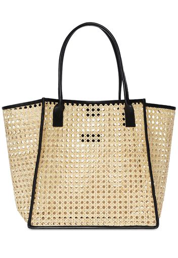 Rosa Rattan Tote Bag