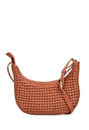 Borsa Mini Sling In Pelle Intrecciata