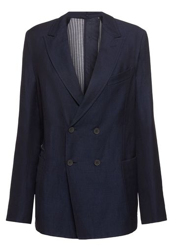 Blazer Doppio Petto  Dina In Lana E Lino