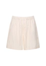 Shorts In Cotone Con Pinces