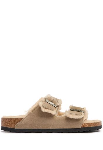 Sandali Arizona In Shearling E Camoscio