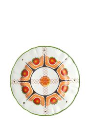 Bitossi, Bitossi Home abstract-print porcelain dishes (set of two) - Bianco