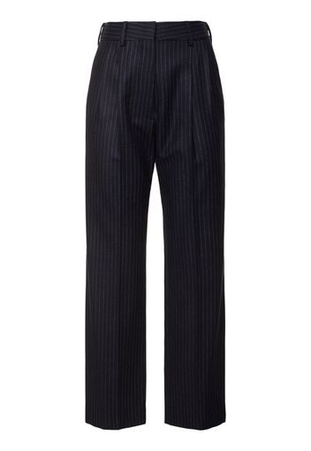 Lady Maud Fox Pinstripe Straight Pants