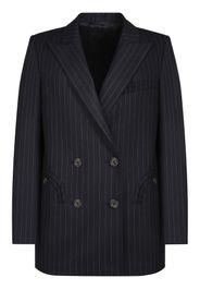 J Class Everyday Pinstriped Wool Blazer