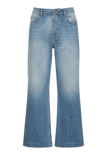 Jeans Bootcut In Denim Di Cotone 27cm