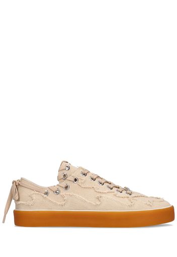 Sneakers Low Top In Tela Destroyed