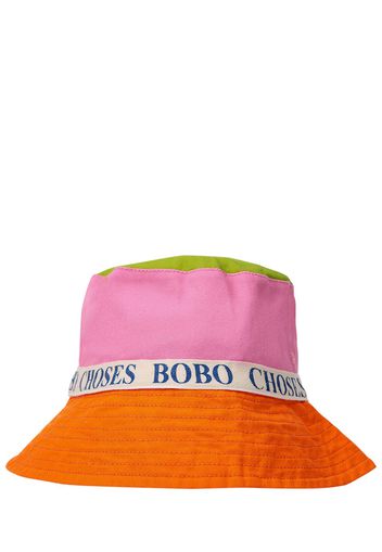 Cappello Bucket In Cotone Stampato