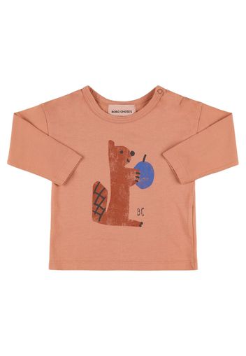 T-shirt In Cotone Con Stampa