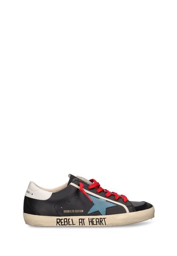 Basket Star Leather Lace-up Sneakers