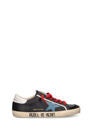 Basket Star Leather Lace-up Sneakers