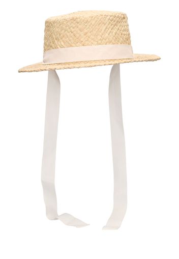 Cappello Bucket In Rafia / Laccino