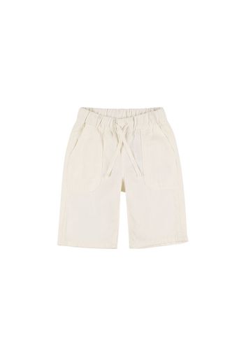 Shorts In Gabardina Di Cotone