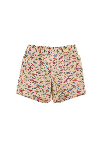 Shorts In Popeline Di Cotone