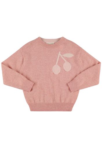 Jacquard Cashmere Knit Sweater