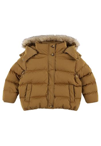 Hooded Poly Puffer Jacket