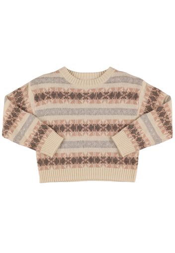 Wool Blend Knit Sweater