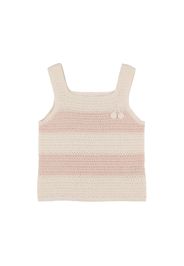 Crop Top In Cotone Crochet