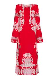 Astoria Printed Crepe Viscose Long Dress