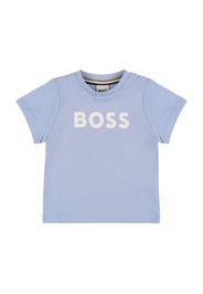 T-shirt In Jersey Di Cotone Con Logo