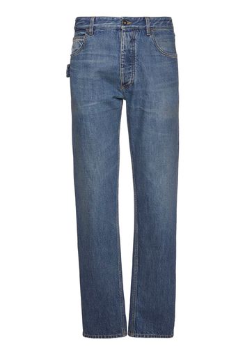 Jeans In Denim Di Cotone