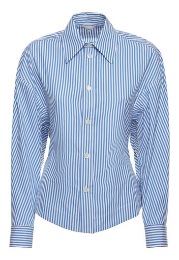 Pinstripe Poplin Shirt