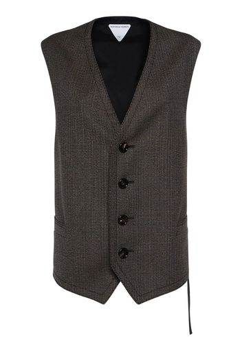 Gilet In Lana Pied De Poule