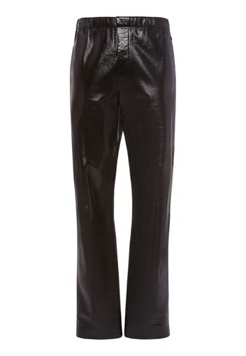 Shiny Leather Elasticated Pants
