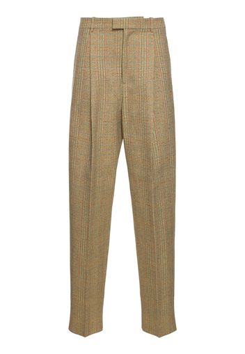 Pantaloni In Misto Lana Principe Di Galles