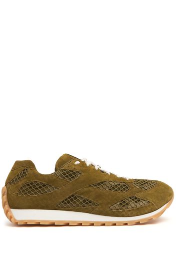 Sneakers Orbit In Mesh E Camoscio