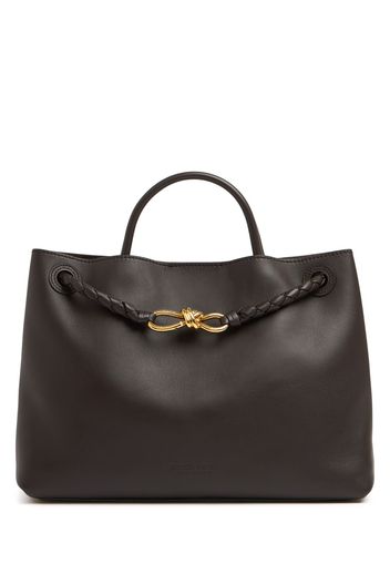 Medium Andiamo Leather Top Handle Bag