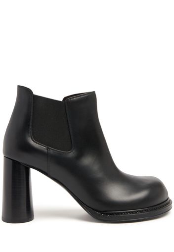 80mm Cliff Leather Chelsea Ankle Boots