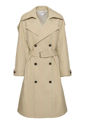 Notebook Wool Blend Trench Coat