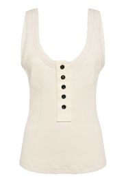 Compact Cotton Rib Jersey Tank Top