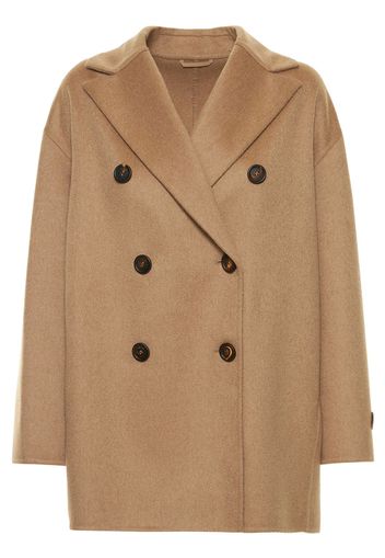 Cappotto Doppiopetto In Cashmere