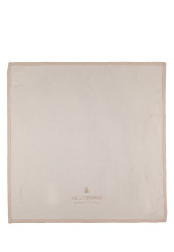 Cashmere Blanket W/embroidered Logo