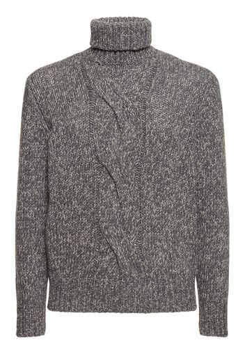 Maglia Collo Alto In Cashmere