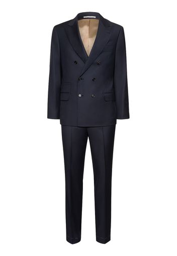 Wool Double Breasted Suit