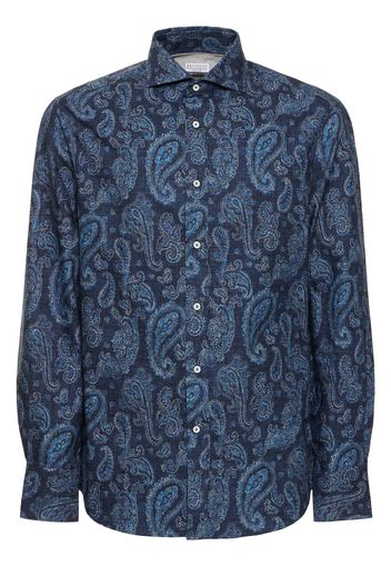 Camicia In Cotone Paisley