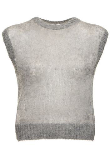 Gilet In Misto Mohair / Decorazioni