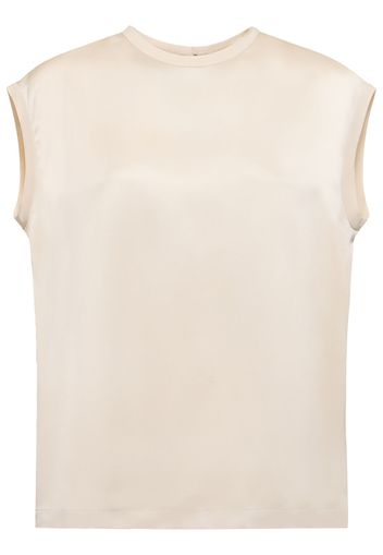 Top In Raso Di Seta Stretch