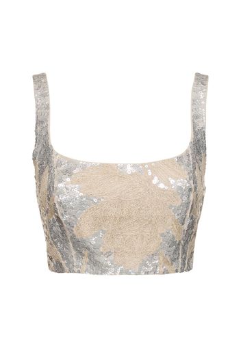 Linen Crop Top